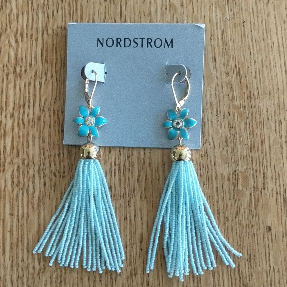 Kate Spade Lovely Lilies Tassel Earrings